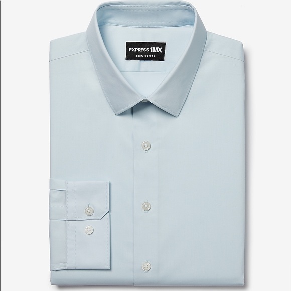 Express Slim Fit 1MX Dress Shirt - Picture 1 of 2